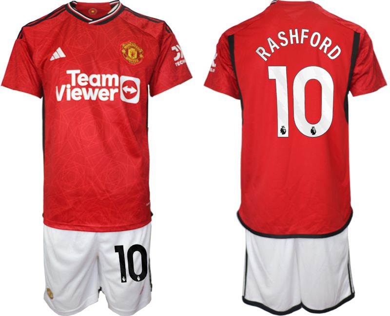 Men 2023-2024 Club Manchester United home red #10 Soccer Jersey->->Soccer Club Jersey